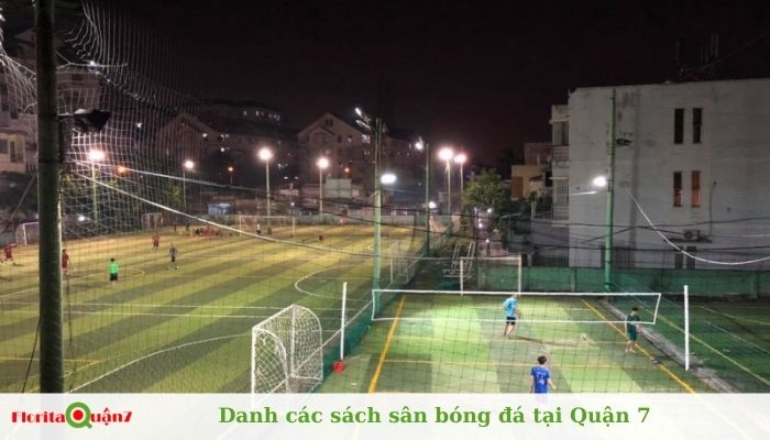 Sân bóng đá sân cỏ nhân tạo Hoàng Kim
